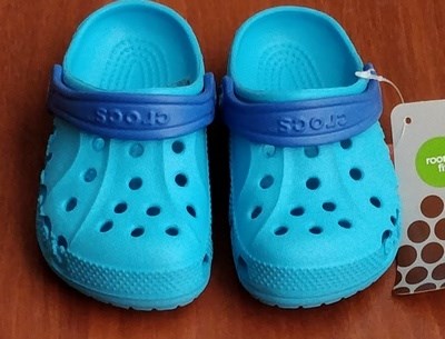 Сабо Crocs Kids' Baya, цвет нежно-голубой/голубой. - фото 5308