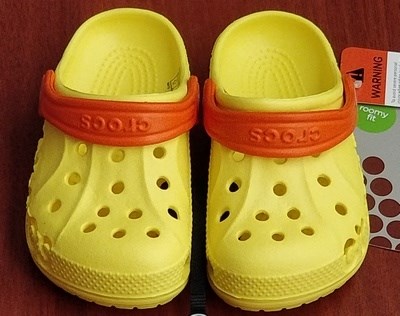 Сабо Crocs Kids' Baya, цвет желтый/оранжевый - фото 5312