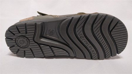 Босоножки Тотто, модель 10212-34,24,18, цвет хаки/бежевый, размеры 27-31 - фото 5410