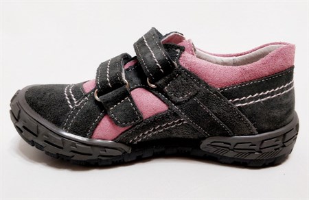 Полуботинки Тотто 223-221,237, цвет серый/розовый, размеры 26-29 - фото 5580