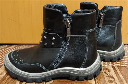Ботинки зимние Тотто 311-М1, цвет черный, размеры 31-36 - фото 5635