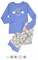 Пижама Gymboree с аппликацией "Радуга и облака", цвет сиреневый